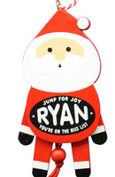 Dancing Wooden Ornament (L - Z) -