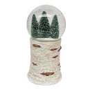 Musical Snowglobe with Cardinal Nest - 8 Inch