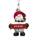 Cozy Snowman Ornament (Letters G - R) -