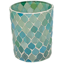 Luminescent Turquoise Gem: The Tiny Treasured Candleholder