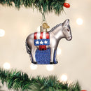 Democratic Donkey Ornament - Christmas >> Ornaments - by Old World Christmas - view 3