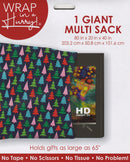 Massive TV or Bike Gift Bag - Festive Trees