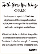 Faith Gives You Wings Charms - Gift Shoppe >> Jewelry >> Charms and Worry Stones - by Ganz - view 3