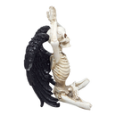 Yoga Skeleton Figurine - Urdhva Hastasana in Sukhasana Pose