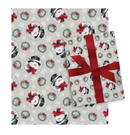 Holiday Children’s Roll Wrap – Snowman and Wreath – 30" x 168"
