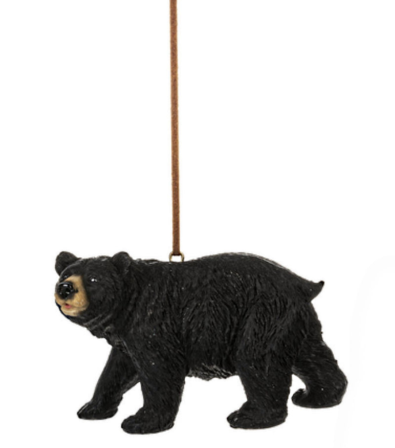 Black Bear Ornament - Walking - The Country Christmas Loft
