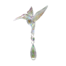 Acrylic Iridescent Hummingbird Ornament -