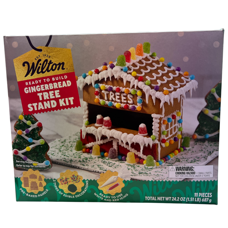 Wilton Ready To Build Gingerbread Tree Stand Kit