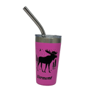 Vermont Moose Stainless Steel 2oz Shooter  - Pink