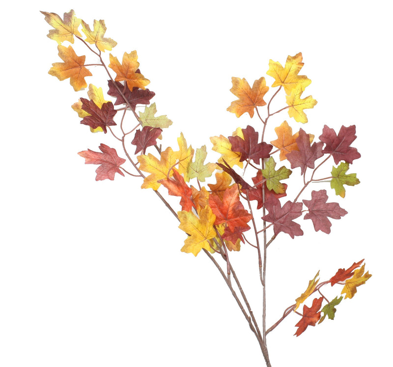 Mini Maple Spray With Autumn Leaves - The Country Christmas Loft