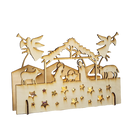 Lighted 3D Laser-cut Nativity