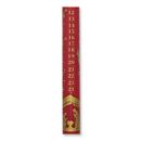 Barbara Behr Nativity Red and Gold Dinner Candle