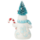 Snowman with Sisal Tree Hat Figurine - Christmas >> Figurines >> Jim Shore - by Jim Shore - view 2