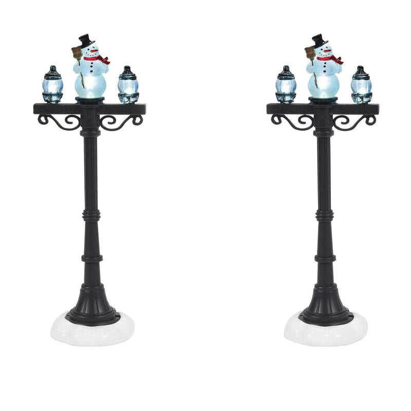 Snowman Street Lights - Set of 2