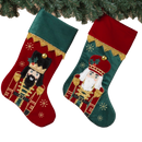 Embroidered Nutcracker Stocking - 18 inch -