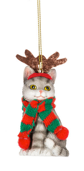 Fleas Navidad Cat Ornament - American Shorthair