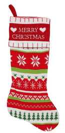 20 Inch Long Knit Stocking - - The Country Christmas Loft