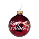 Krebs Value Glass Ornament 4 pack - Red/Green Merry Christmas - Christmas >> Ornaments >> Glass - by Christmas By Krebs - vie