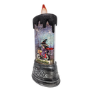 Enchanting Halloween Witch Waterglobe Candle