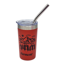 Vermont Green Mountains Stainless Steel 2oz Shooter - Red