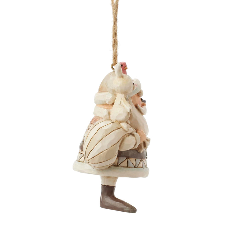 Woodland Santa with Animals Ornament