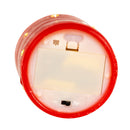 Flicker Flame Red Candle With Fairy Lights - 5 inch