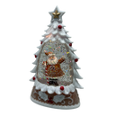 Lighted Gingerbread Santa Water Globe