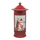 Magical Snowman WaterGlobe Vintage Mailbox