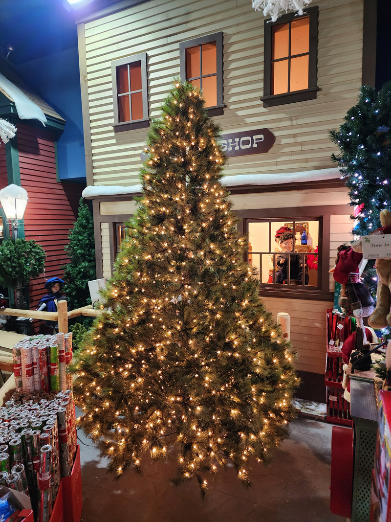 9 Foot Scotch Pine Tree - 1500 Clear Lights