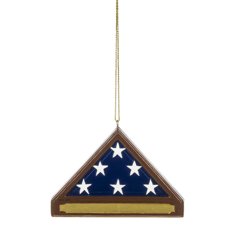 Memorial Flag Case Ornament - The Country Christmas Loft