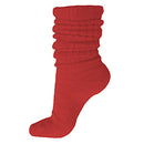 Weekend Slouch Crew - Red - Clothing >> Socks >> Adult - by World's Softest