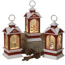 Illuminated Holiday Lantern Water Globe -