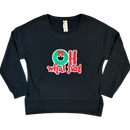 Oh What Fun Black Sweatshirt -