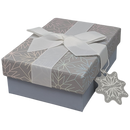 Gift Box for Gift Cards - 5" x 3.75" -  Lavender Snowflakes - Gift Wrap - by Paper Images - view 3