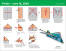 2026 Paper Airplane Fold-A-Day Calendar