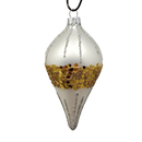 Krebs Value Glass Ornament 4 pack - Silver & Gold Drops