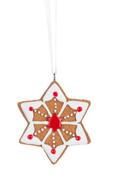 Frosted Snowflake Cookie Ornament -