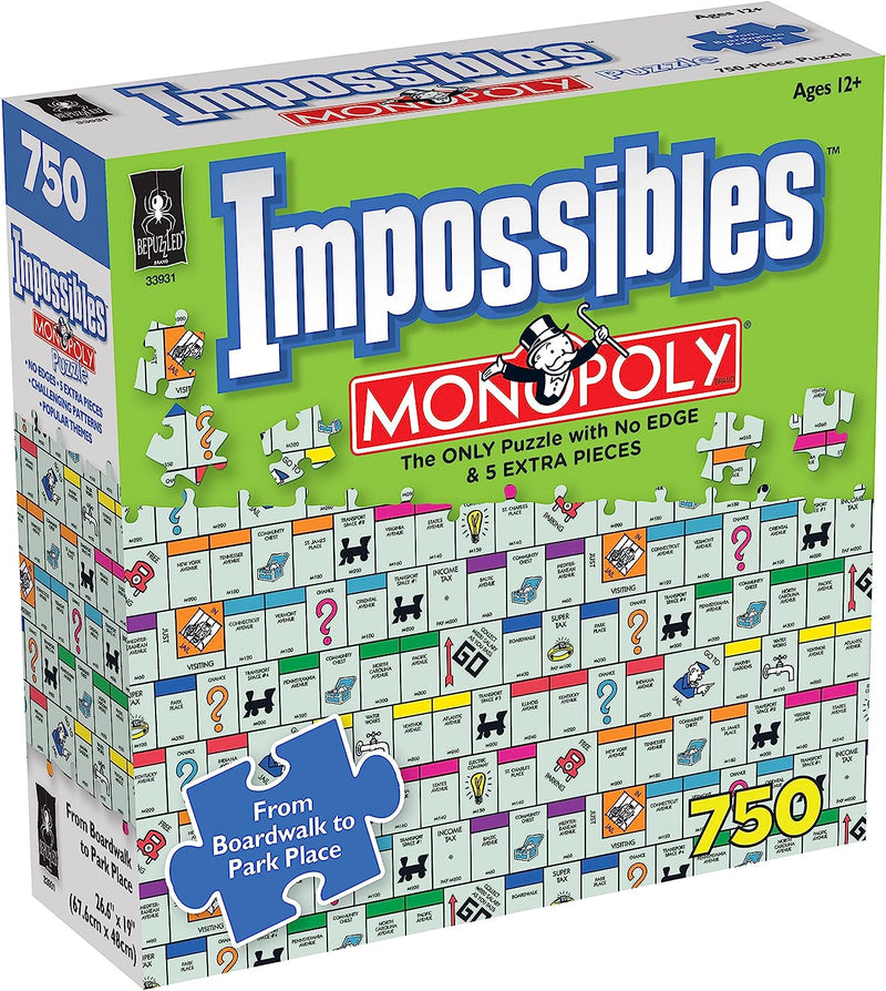Hasbro Monopoly Game Impossibles Puzzle - The Country Christmas Loft