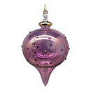 Amethyst Sparkle Ornament with Crystal Chatons