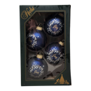 Krebs Value Glass Ball 4 pack - Joyful Wishes - Christmas >> Ornaments >> Glass - by Christmas By Krebs