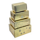 4 Piece Treat Tower Interlocking Gift Boxes - Gold
