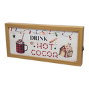 Drink Hot Cocoa Lighted Sign