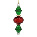 Egyptian Glass Two Tone Scalloped Ball Ornament - Christmas >> Ornaments >> Egyptian Glass - by Egyptian Museum
