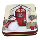Christmas Gift Card Tin - Snowman's Welcome