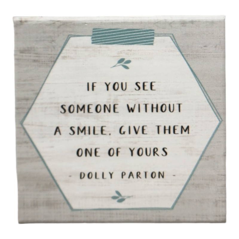 Small Talks Sign - Give Smile