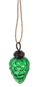 Green Glass Pinecone Ornament - Glass - by Midwest