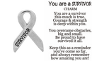 You are a Survivor Charm