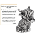 The Brave Little Highland Cow Charms - Gift Shoppe >> Jewelry >> Misc Jewelry - by Ganz