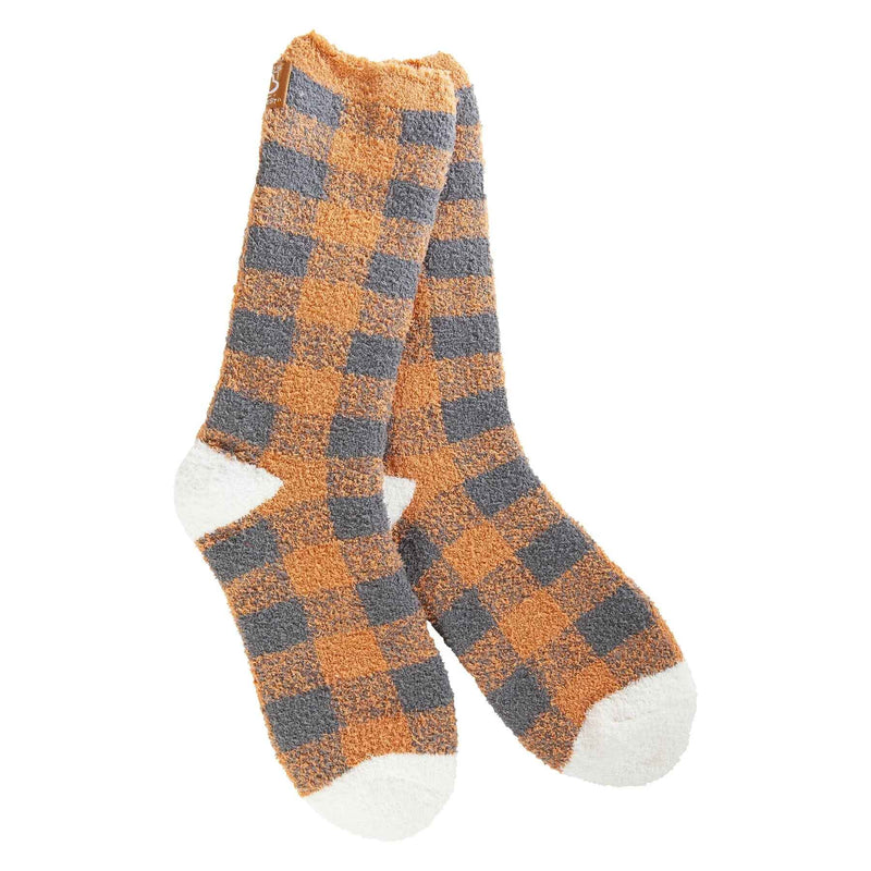 Cozy Crew Socks - Fall Gingham