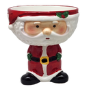Ceramic Santa Candy Bowl - 6 Inch